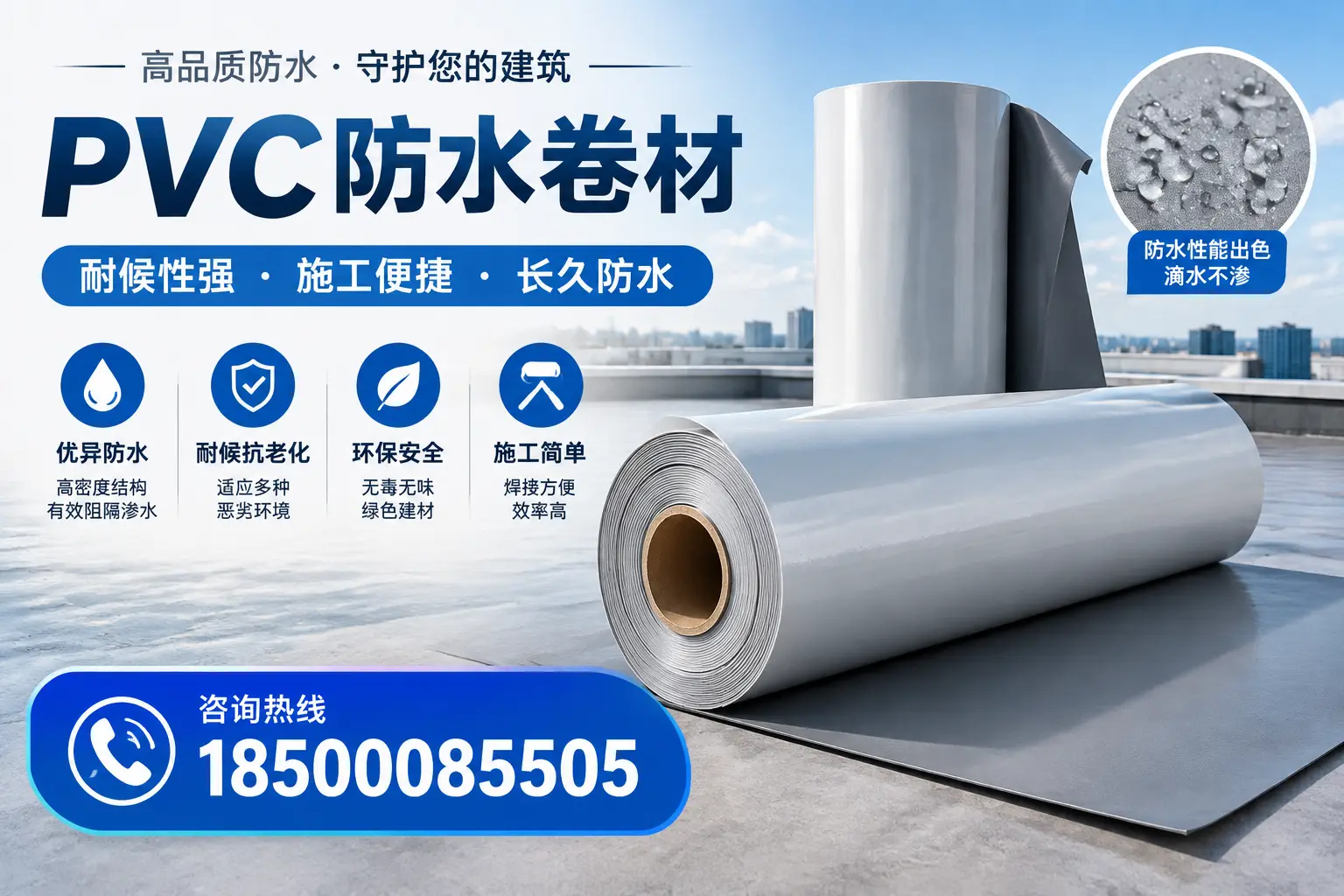 pvc防水卷材在运城的行业应用前景分析
